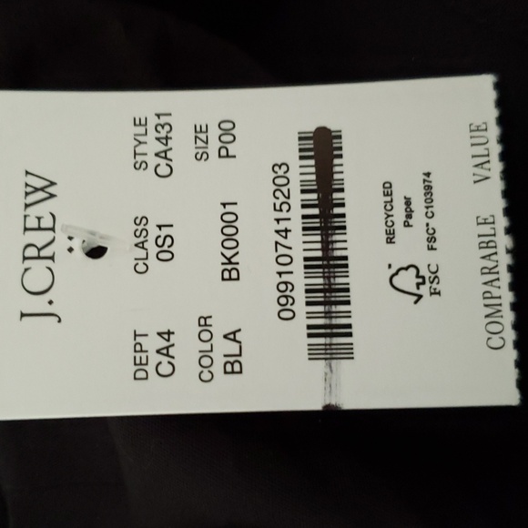 NWT J. Crew Factory One Shoulder Midi Dress Womens Black - Picture 8 of 8